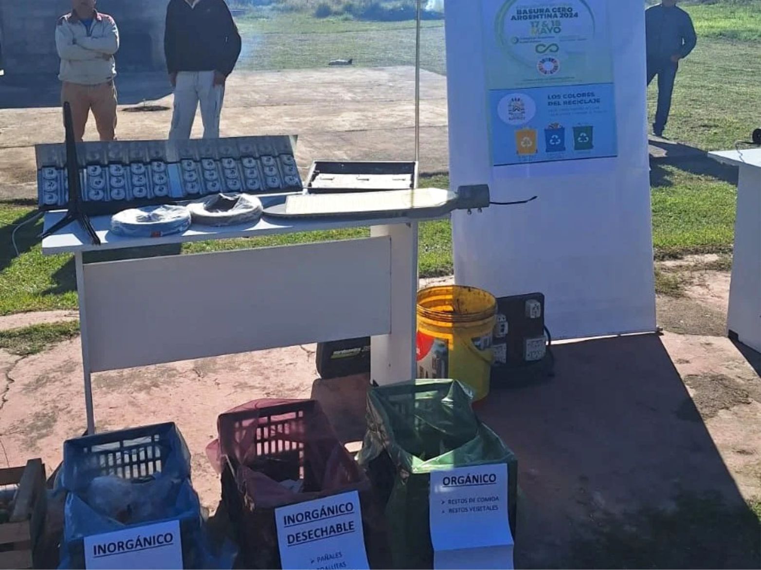 Stand clasificación de residuos