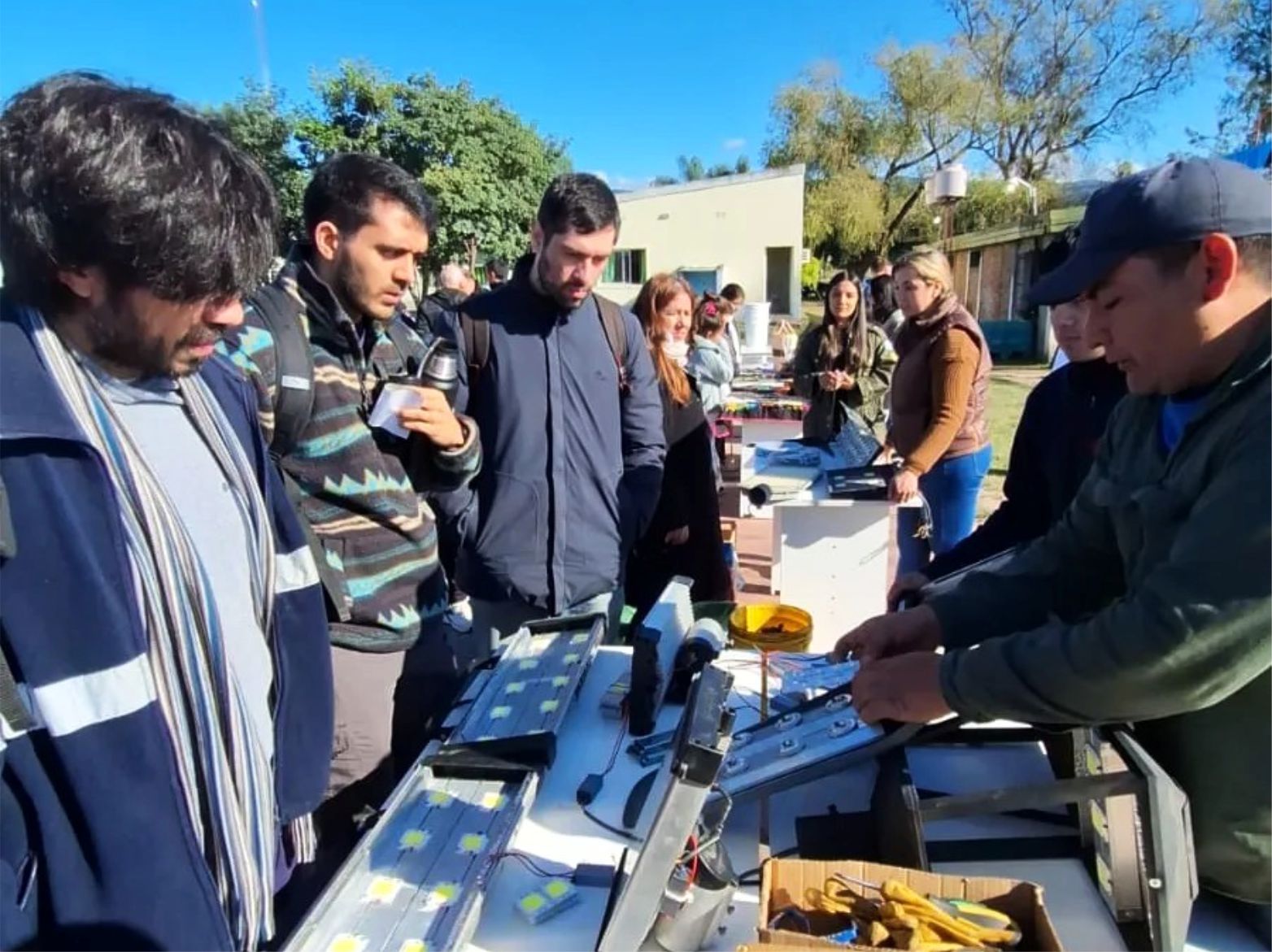 Exhibición de tecnología solar